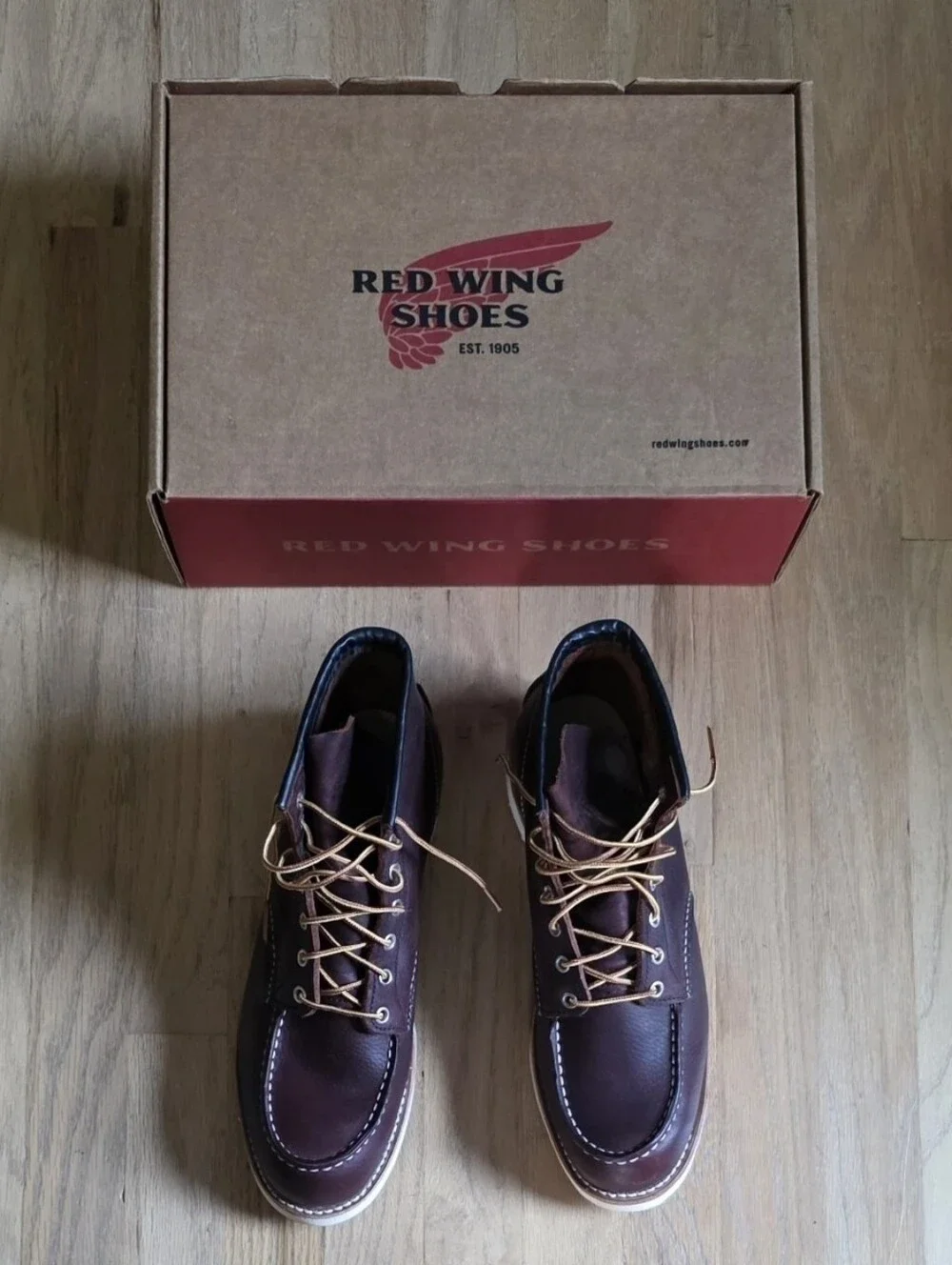 BNIB Red Wing 8138 Classic Moc Toe Boots Briar Oil Slick Leather Men's 9.5